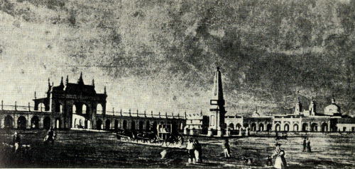 La plaza de la Victoria en 1832