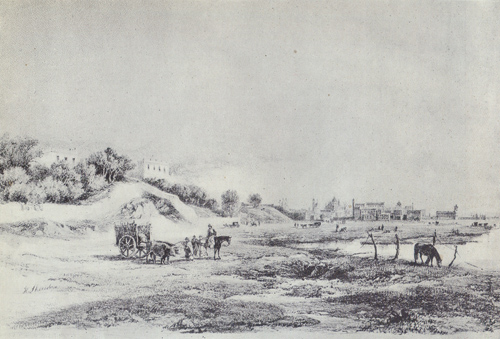 Vista de Buenos Aires al Sud - 1860