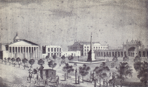 Plaza de la Victoria - 1858