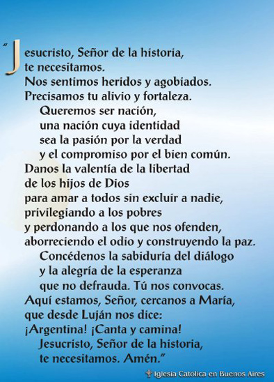 Oracion por la Patria