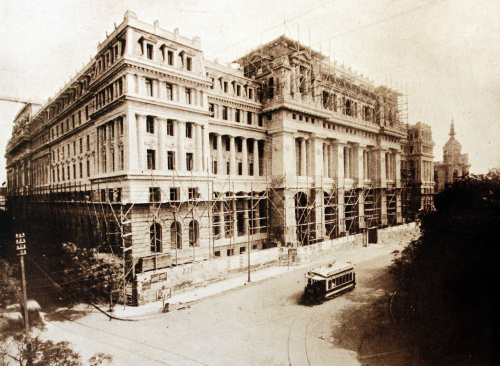 Construccin del Palacio de Justicia