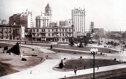 Plaza San Martn recin inaugurada.