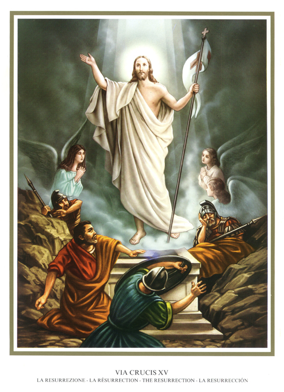 La resurrección de Jesús.